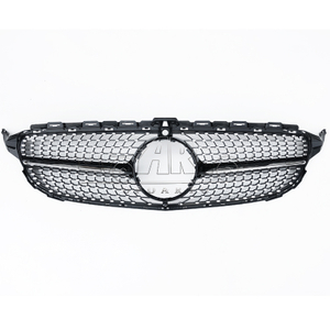 HAOSHENG Plastic Diamond Style Add-on Grille Benz C Class W205 2015-2018
