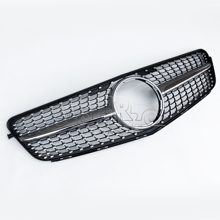 Diamond Style Plastic Grille Benz C Class W204 2007-2014