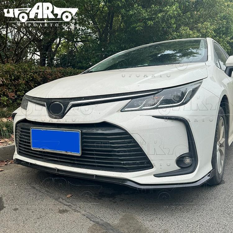 Toyota Corolla Sedan 3 Sections Front Lip Splitter 2019-2023