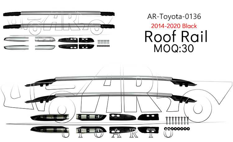 14-20 rav4 roof rail