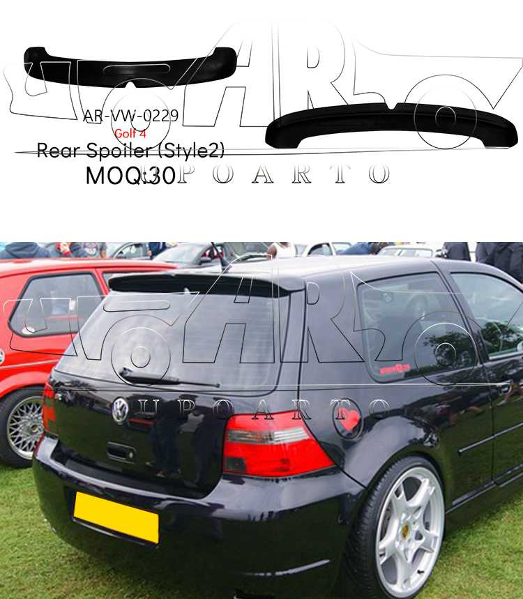 Golf 4 Rear Spoiler