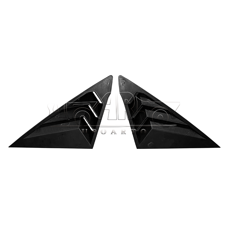 HAOSHENG Plastic Mustang Style Add-on Rear Window Louver Cover Trim Honda Civic 2022