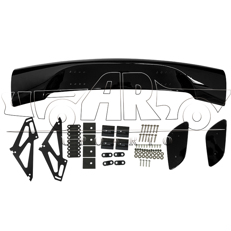 Sedan 4 Generation ABS Universal Rear Spoiler With Aluminum Bracket