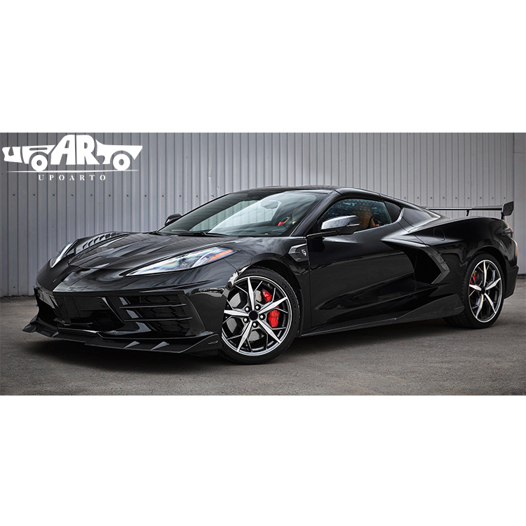 Chevrolet Corvette C8 Plastic 3 Parts Front Lip Splitter 2020-2025