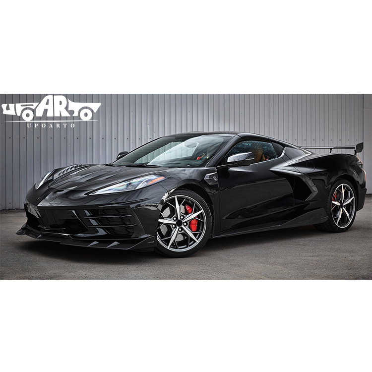Chevrolet Corvette C8 Plastic 3 Parts Front Lip Splitter 2020-2025