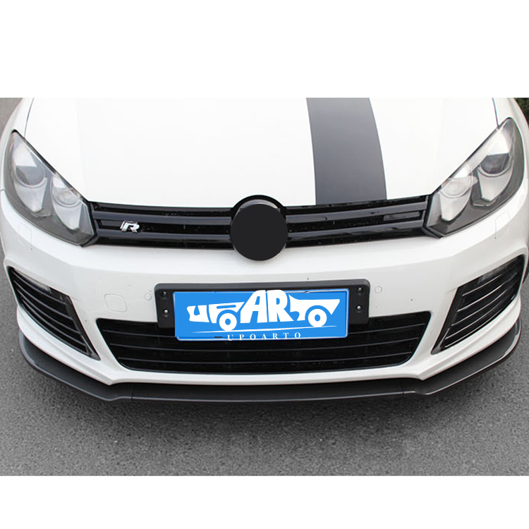 VW Golf 6 R20 ABS 3 Sections Front Lip Splitter