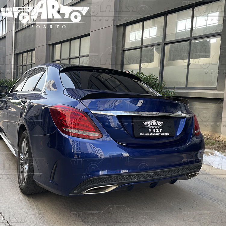2014-2019 Mercedes Benz C-Class W205 C63s Style Rear Spoiler ABS