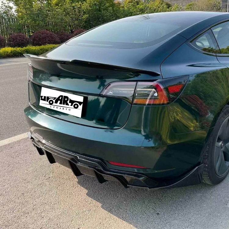 HAOSHENG Tesla Model 3 AERO Style Rear Bumper Lip 2017-2022