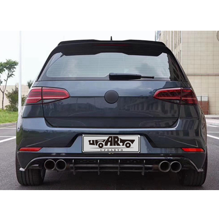 VW Golf 7.5 R Plastic Rear Blade Diffuser
