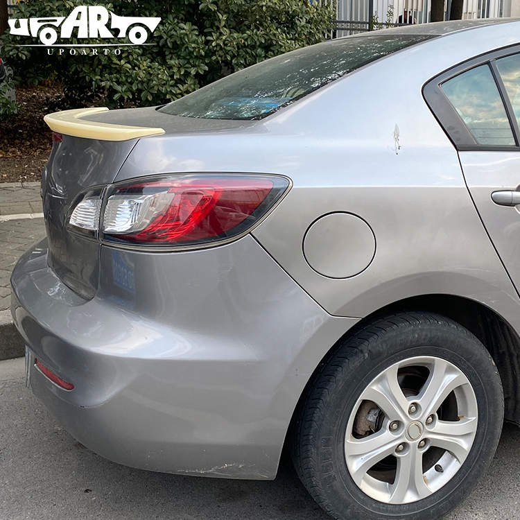 HAOSHENG ABS Add-on Rear Spoiler For Mazda 3 Sedan 2011-2013