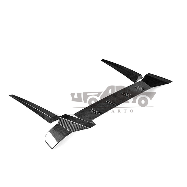 2012-2015 Honda Civic 9Th Gen TYPER Style Roof Spoiler Wing ABS Carbon Fiber