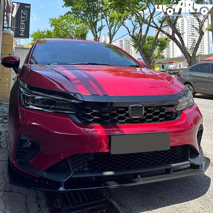 HAOSHENG Plastic RS Add-on Front Grille Light Brow Honda City Sedan 2023