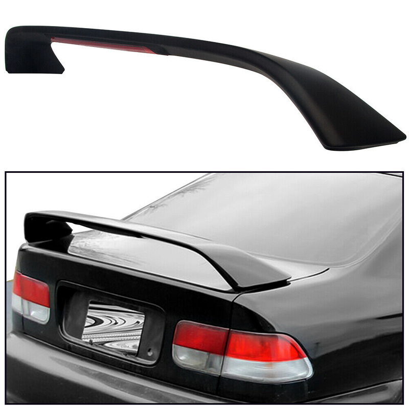 1996-2000 Honda Civic Coupe 6 2DR With Lamp Rear Spoiler ABS
