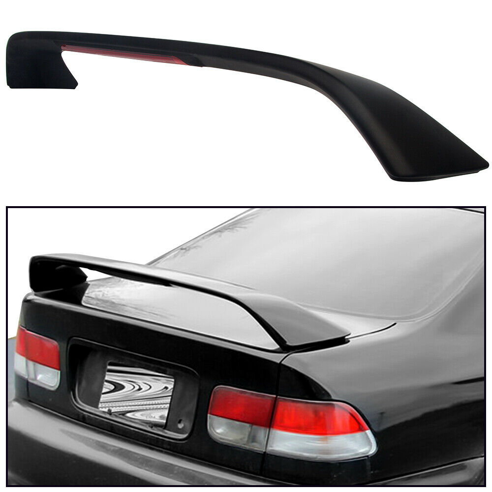 1996-2000 Honda Civic Coupe 6 2DR With Lamp Rear Spoiler ABS