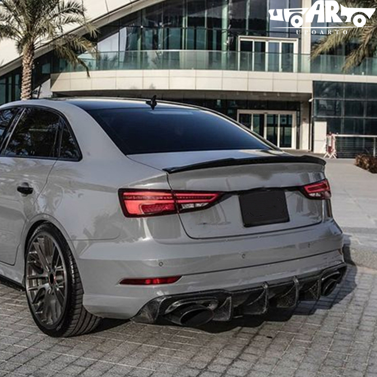 Audi A3 8Y Sedan M4 Style Plastic Rear Spoiler 2021