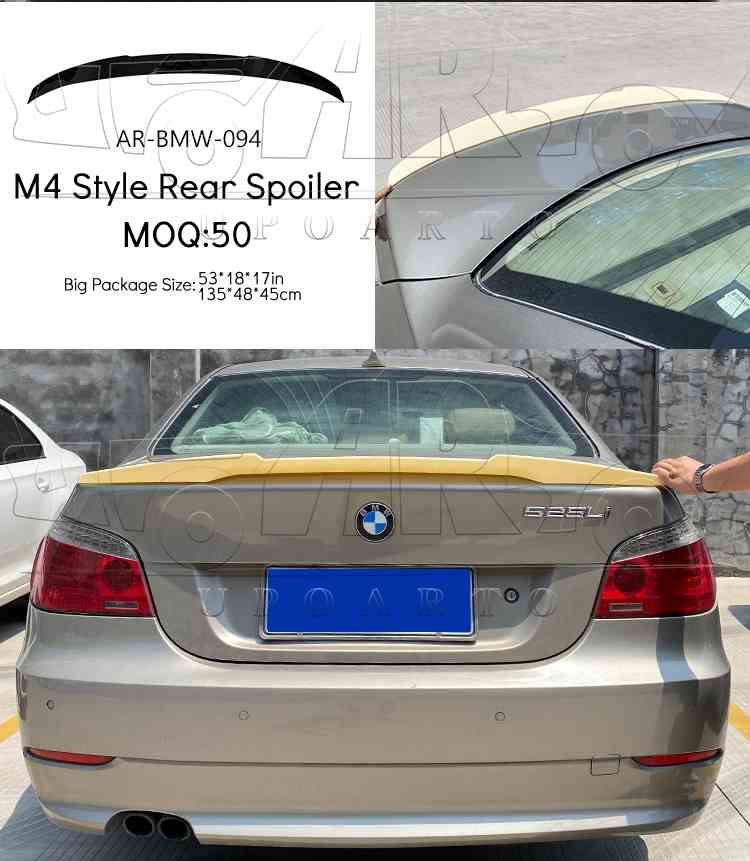 2004-2010 BMW 5 Series E60 M4 Style Rear Spoiler