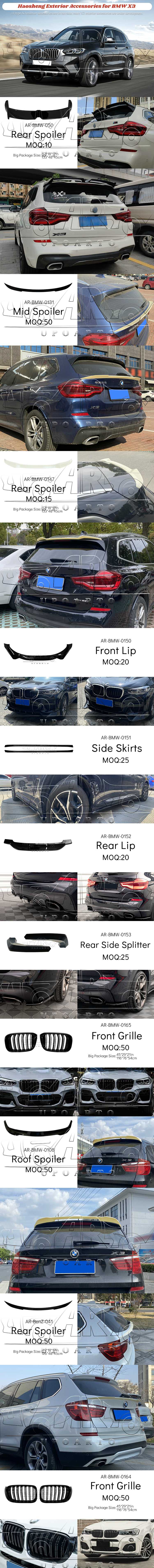 BMW X3 G01 F25 Exterior Accessories