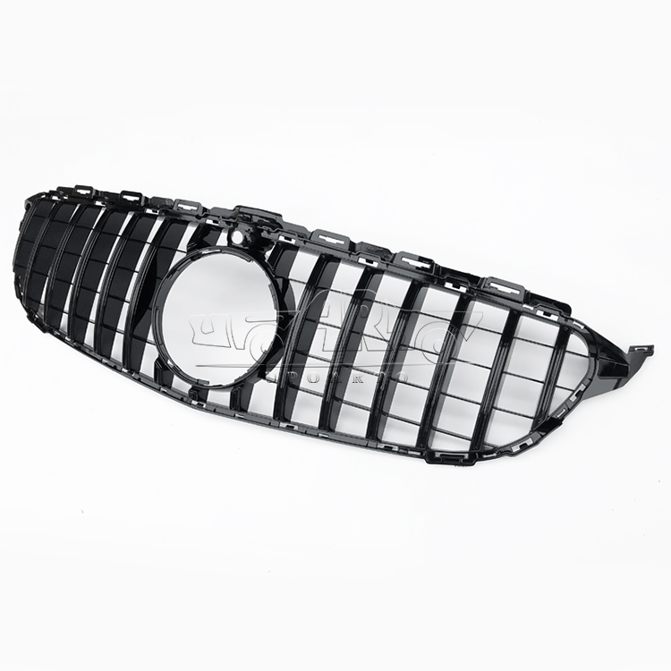 GTR Style Plastic Front Grille With Camera Hole Benz C Class W205 2015-2018