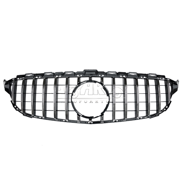 Benz C Class W205 GTR Style Front Grille Without Camera Hole 2015-2018