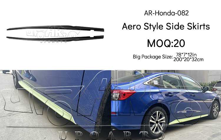 2022 Civic Canada Aero Side Skirts 2022 Civic Canada Aero Side Skirts