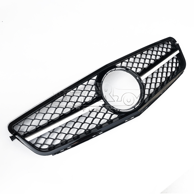 HAOSHENG Plastic AMG Style Add-on Front Grill Benz C Class W204 2007-2014