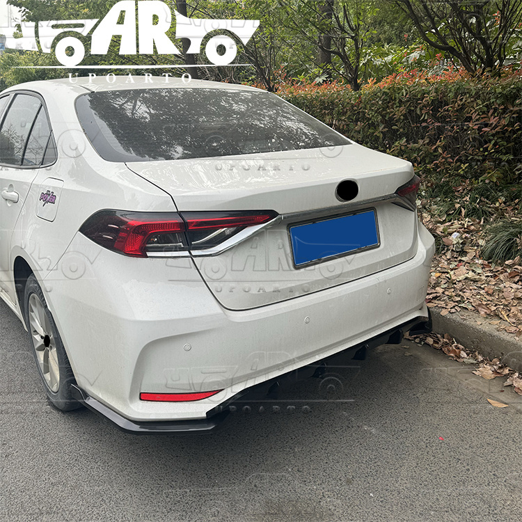 Toyota Corolla Sedan Plastic Rear Wrap Angle 2019-2023