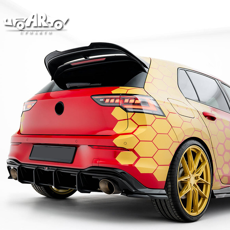 VW Golf 8 R GTI Clubsport GTI Clubsport ABS Rear Spoiler