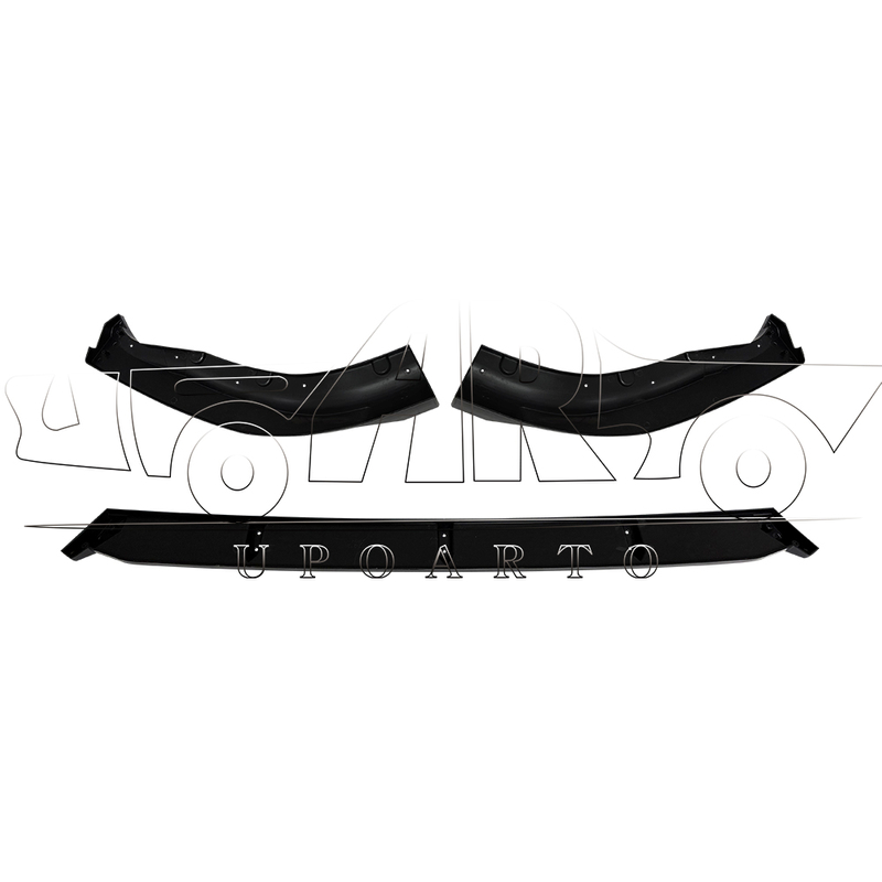 Toyota Proace City Single Door 3 PCS Plastic Front Lip Splitter 2018-2023
