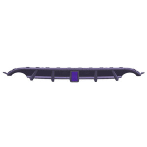 VW Golf 6 MK6 Plastic With Lamp Rear Bumper Lip 2008-2013