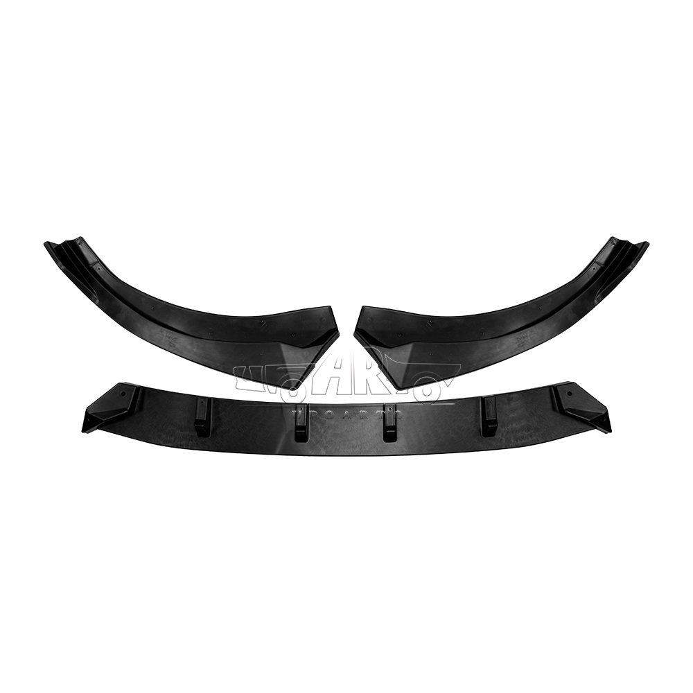 Hyundai Elantra 3 Parts Plastic Front Lip Splitter 2020-2023