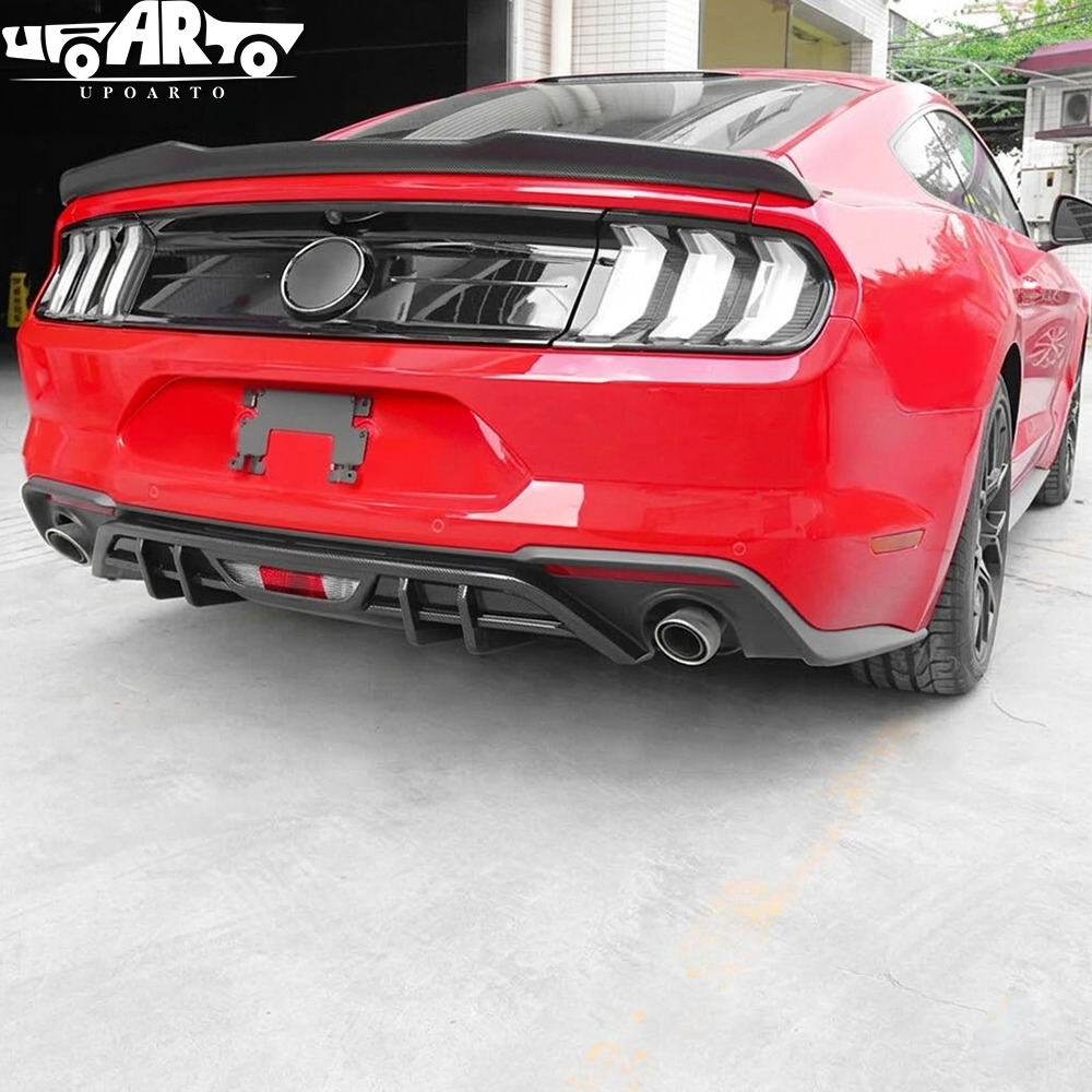 Ford Mustang Plastic Rear Lip Diffuser 2018-2023