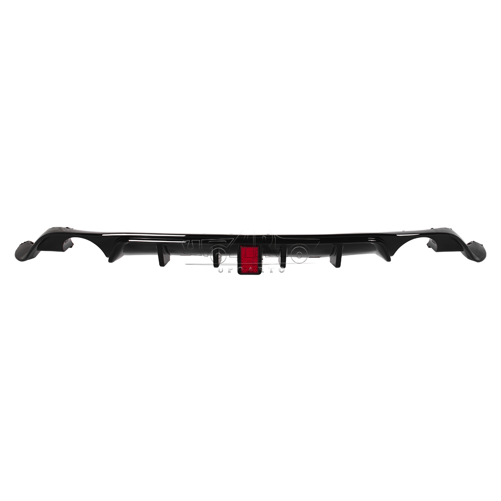 HAOSHENG ABS TCR Style Add-on Rear Bumper Lip With Lamp VW Golf 7.5 MK7.5