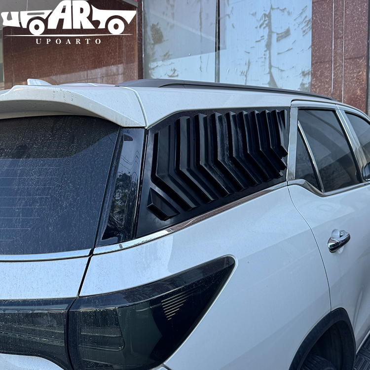 Toyota Fortuner Plastic Rear Side Window Louver Cover 2016-2019