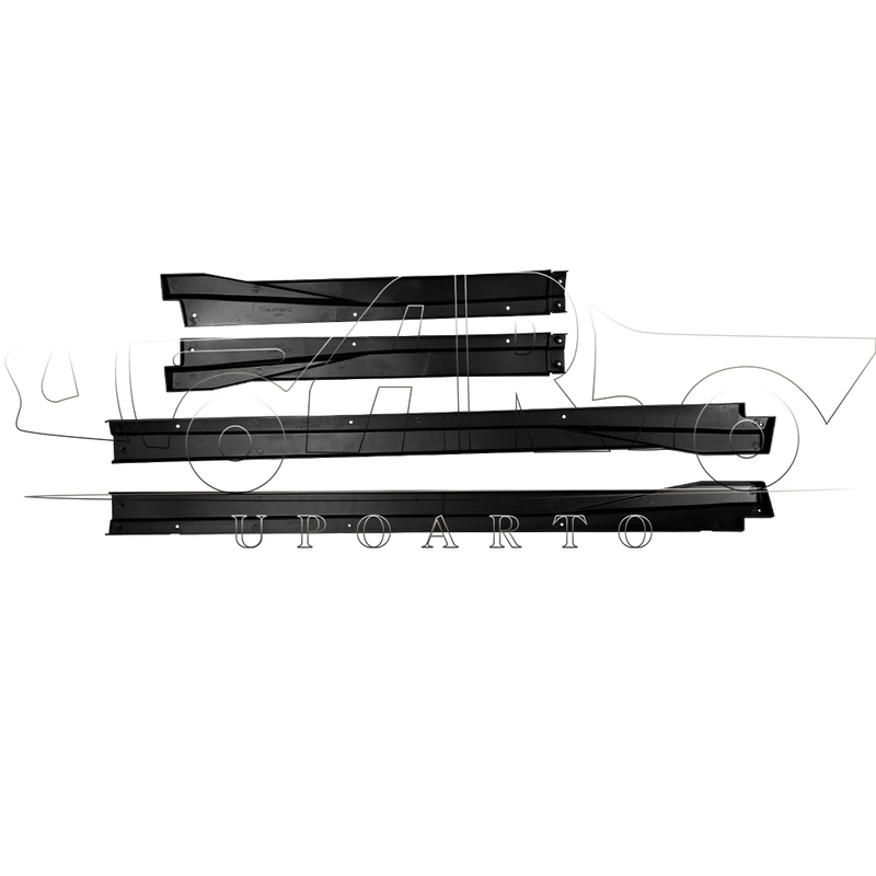 Cupra Raval 2 Parts Plastic Side Skirts Extension 2026+