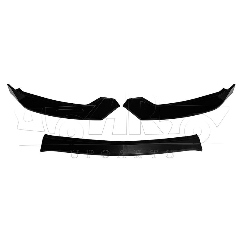 GT Style Plastic 3 Parts Front Lip Splitter Ford Mustang 2015-2017