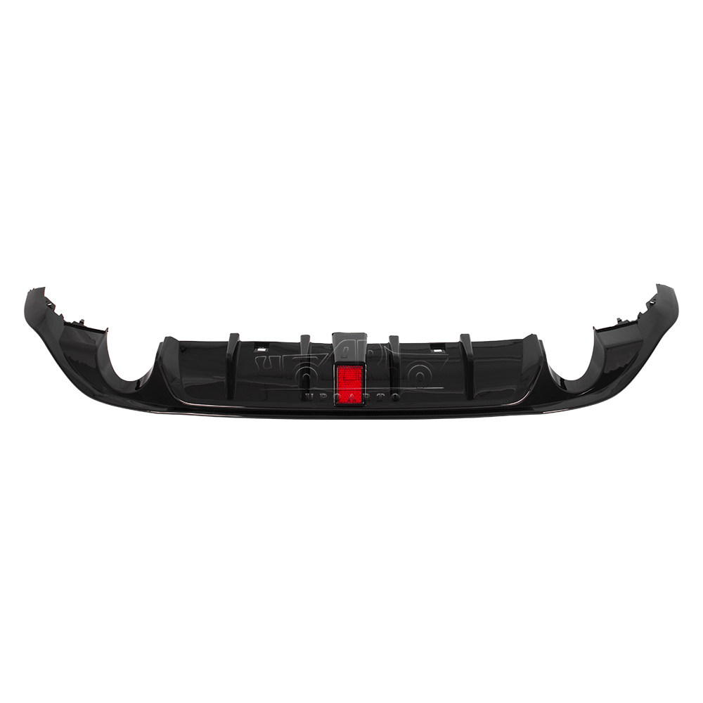 HAOSHENG ABS TCR Style Add-on Rear Bumper Lip With Lamp VW Golf 7.5 MK7.5