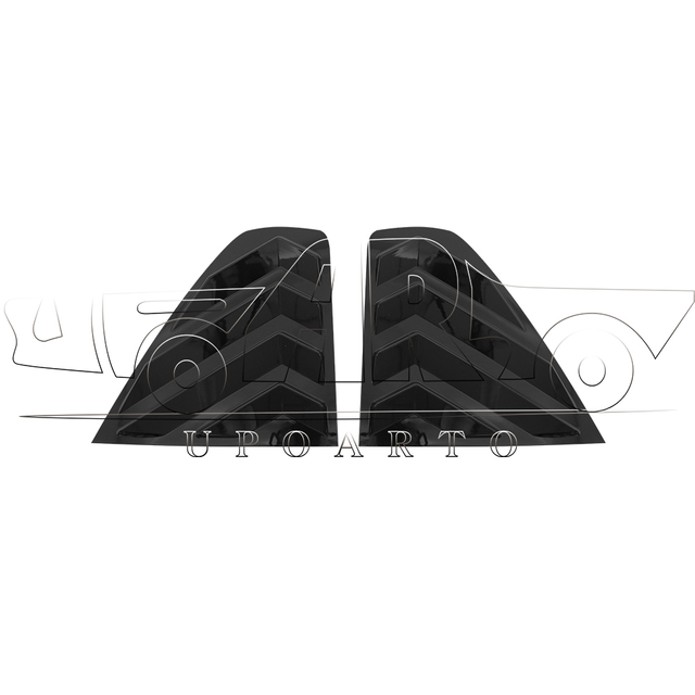 VW Clasico Bora A4 1J Facelift Jetta MK4 ABS Rear Window Louver Cover 2008-2015