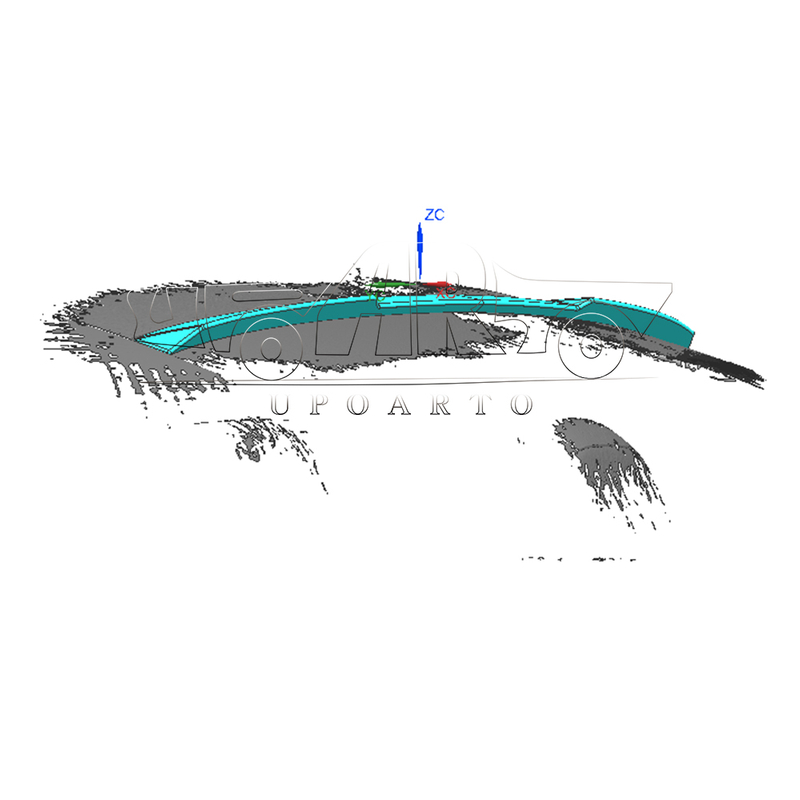 Audi A5 S-Line B10 Sedan ABS Rear Roof Spoiler 2024+