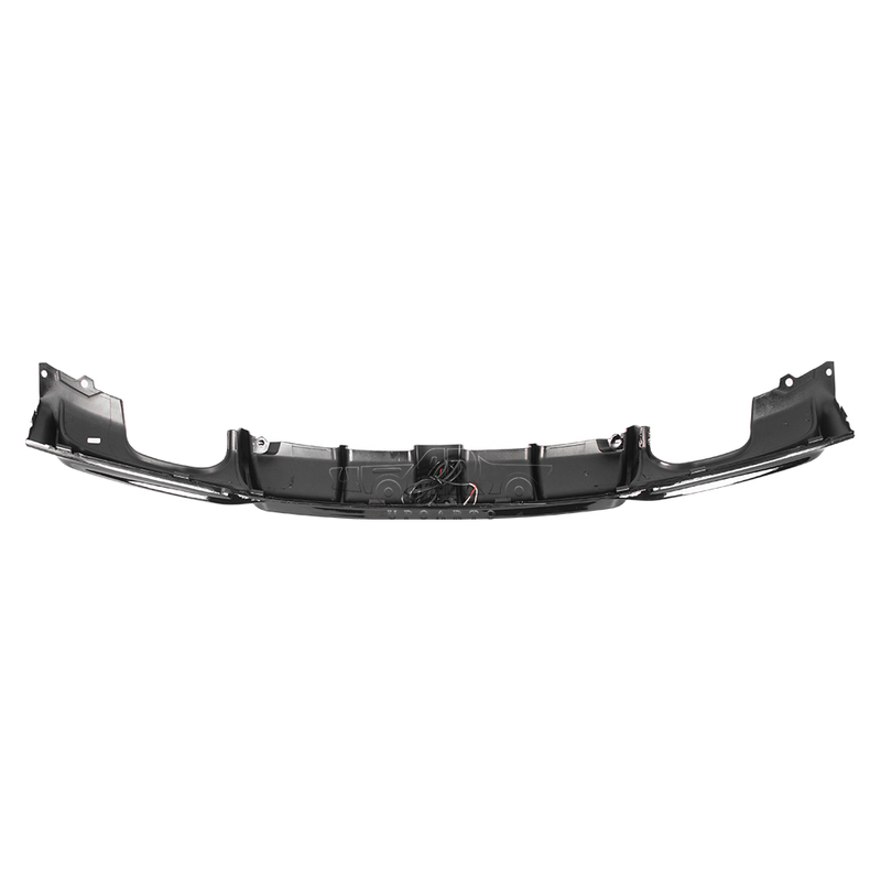 BMW 3 Series F30 F35 M Sport Plastic Left And Right 2 Exhaust Pipes Rear Lip With Led 2012-2018