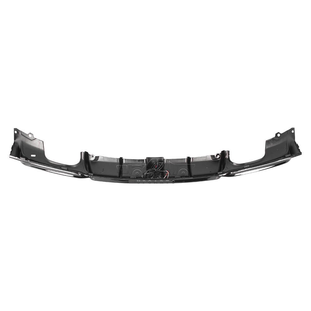 BMW 3 Series F30 F35 M Sport Plastic Left And Right 2 Exhaust Pipes Rear Lip With Led 2012-2018