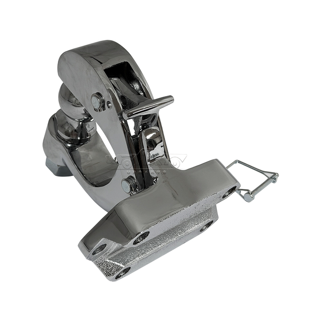 Iron Chrome Towing Hook Trailer Hitch Toyota Land Cruiser Prado 120 150 2003-2023