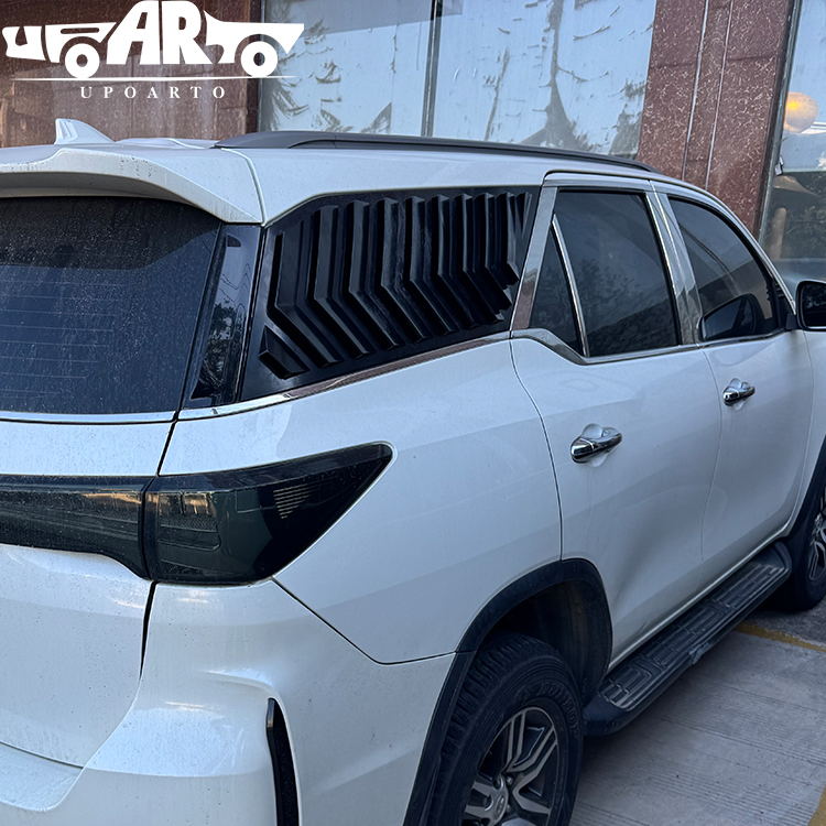 Toyota Fortuner Plastic Rear Side Window Louver Cover 2016-2019