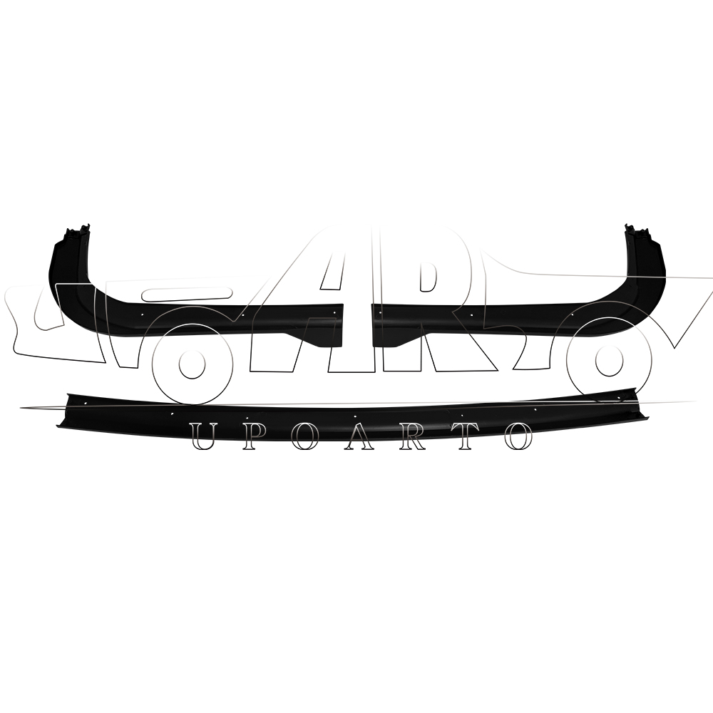Opel Zafira Life Single Door Car 3 Parts Plastic Rear Lip Diffuser 2019+