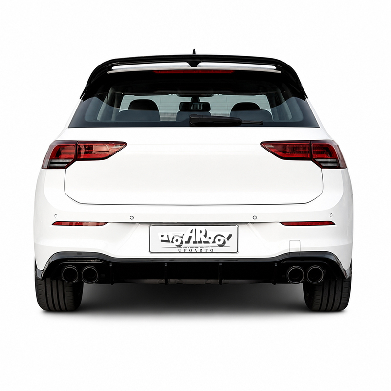 CS Style Plastic Rear Lip VW Golf8 8.5 GTI R-Line GTE