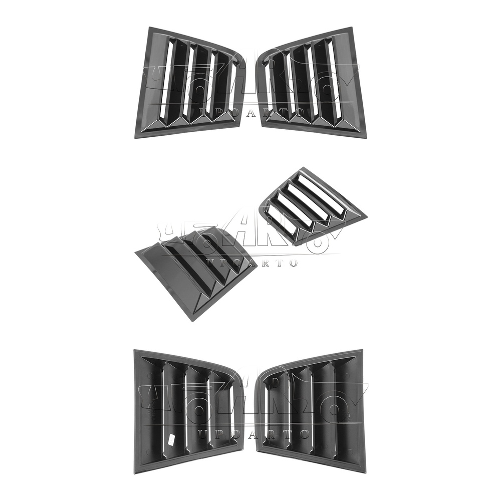 charger rear window shutter trim