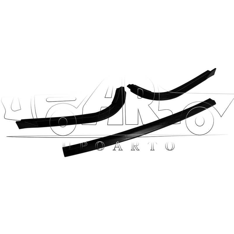 Opel Zafira Life Single Door Car 3 Parts Plastic Rear Lip Diffuser 2019+