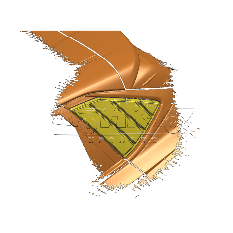 Hyundai I20 MK3 Plastic Rear Window Shutter Louver Cover 2020-2022