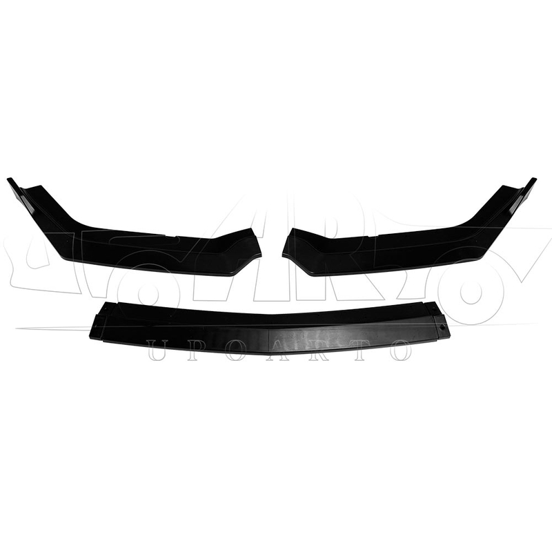 GT Style Plastic 3 Parts Front Lip Ford Mustang 2018-2023