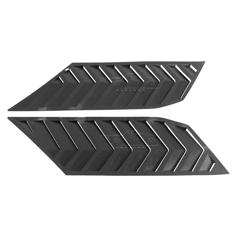 Toyota Fortuner Plastic Rear Side Window Louver Cover 2016-2019