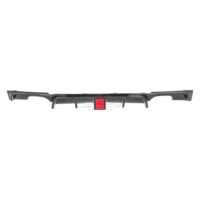 BMW 3 Series F30 F35 M Sport Plastic Left And Right 2 Exhaust Pipes Rear Lip With Led 2012-2018